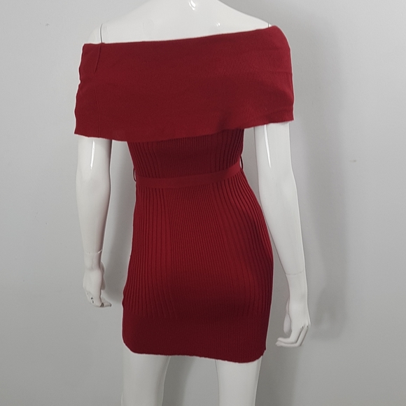 Pink Rose Premium Quality First Knit Dress Top S.  (H) - Picture 3 of 4